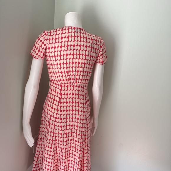 Boden Red and White Polka Dot Dress UK 8 US 4 - Picture 6 of 10